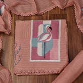 Mul Cotton Pink Unstitched Suit